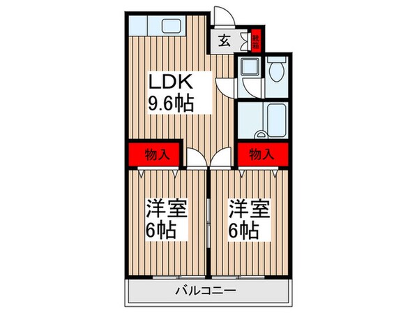 宇康ビルの物件間取画像